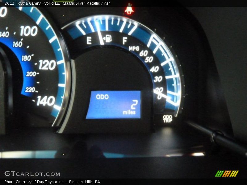 Classic Silver Metallic / Ash 2012 Toyota Camry Hybrid LE