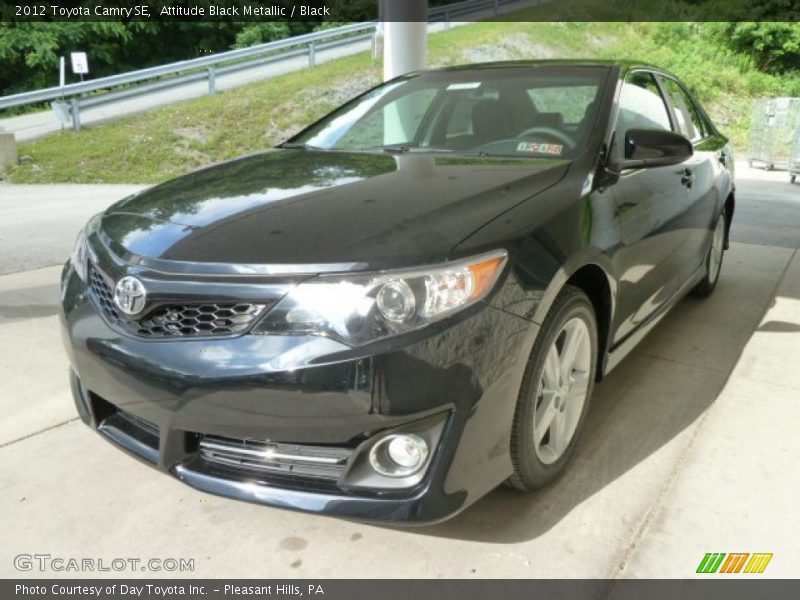 Attitude Black Metallic / Black 2012 Toyota Camry SE