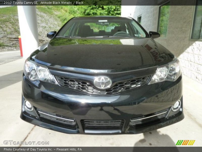 Attitude Black Metallic / Black 2012 Toyota Camry SE