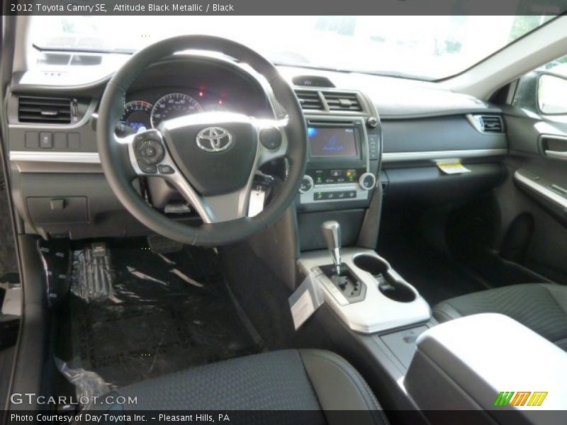Attitude Black Metallic / Black 2012 Toyota Camry SE