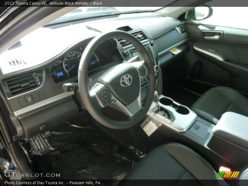 Attitude Black Metallic / Black 2012 Toyota Camry SE