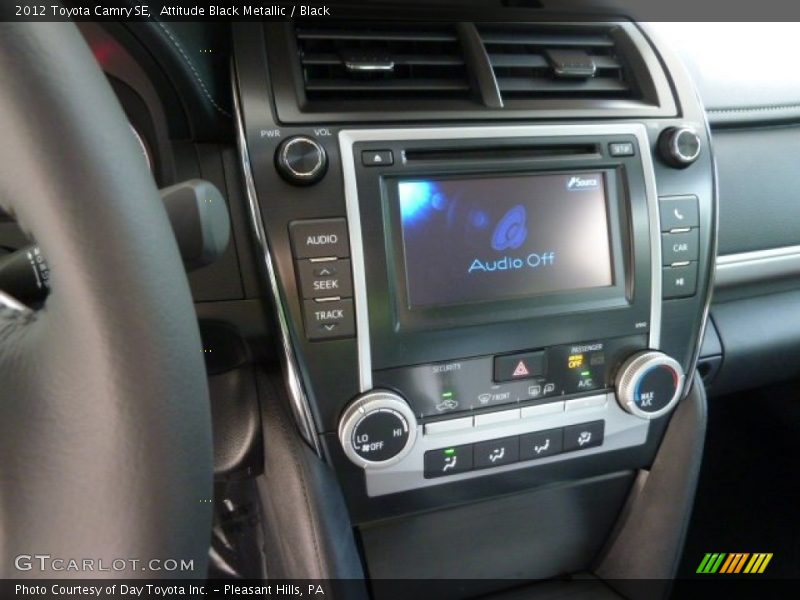 Attitude Black Metallic / Black 2012 Toyota Camry SE