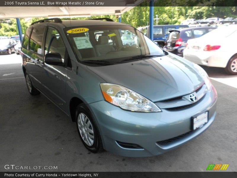 Blue Mirage Metallic / Stone Gray 2006 Toyota Sienna LE