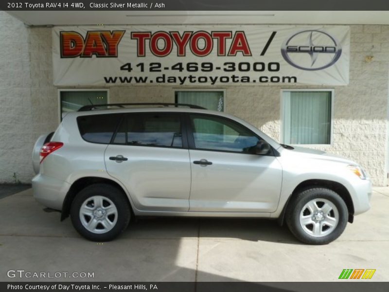 Classic Silver Metallic / Ash 2012 Toyota RAV4 I4 4WD