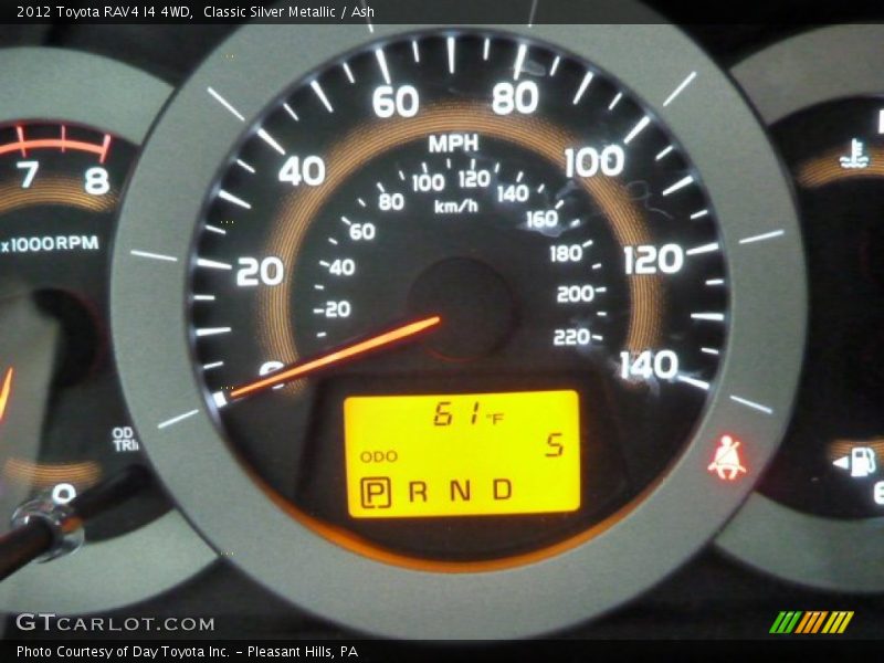 Classic Silver Metallic / Ash 2012 Toyota RAV4 I4 4WD