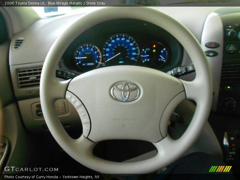 Blue Mirage Metallic / Stone Gray 2006 Toyota Sienna LE