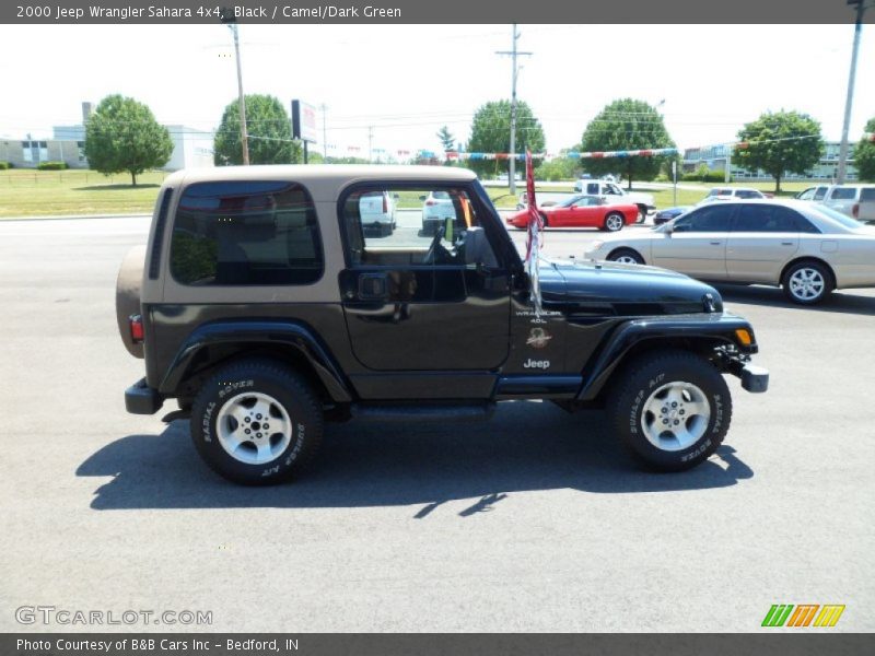 Black / Camel/Dark Green 2000 Jeep Wrangler Sahara 4x4