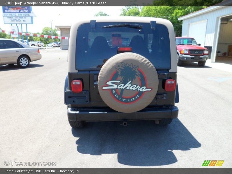 Black / Camel/Dark Green 2000 Jeep Wrangler Sahara 4x4