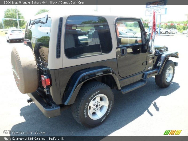 Black / Camel/Dark Green 2000 Jeep Wrangler Sahara 4x4
