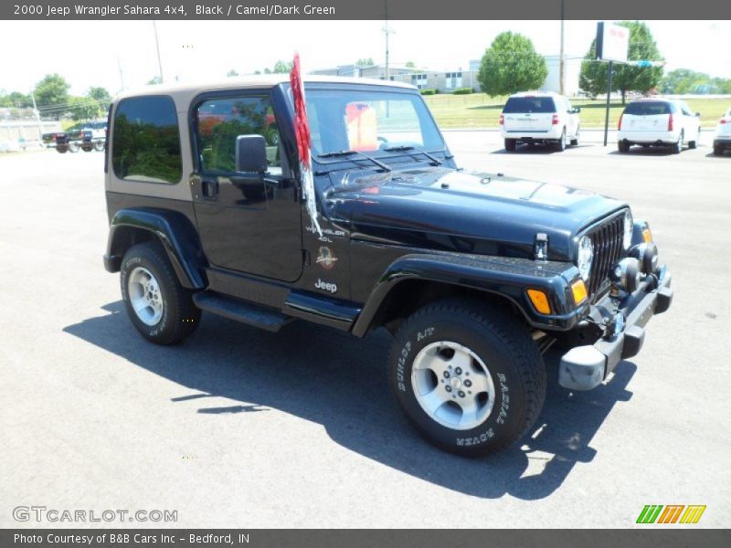 Black / Camel/Dark Green 2000 Jeep Wrangler Sahara 4x4