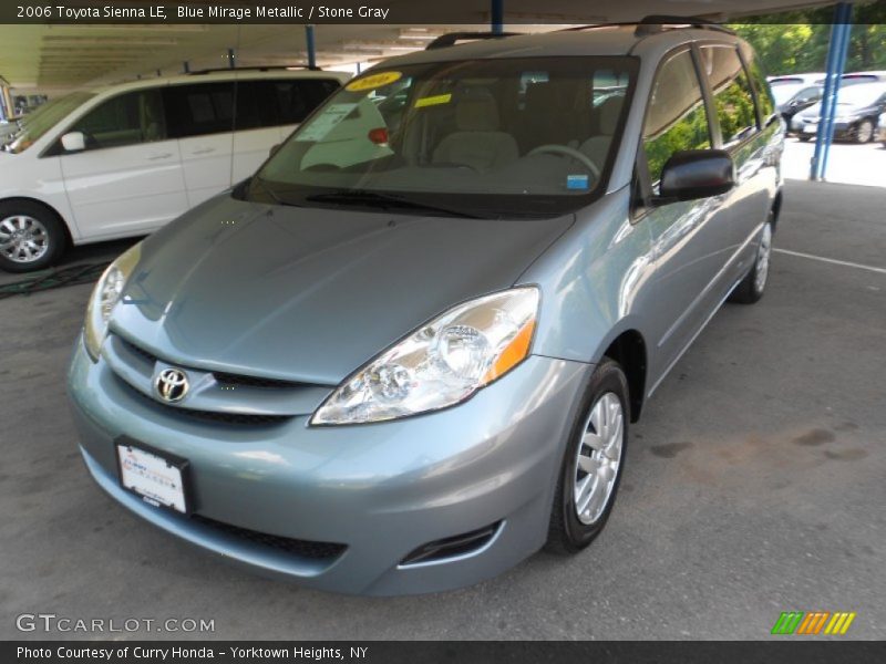 Blue Mirage Metallic / Stone Gray 2006 Toyota Sienna LE