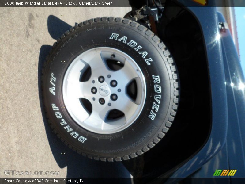 Black / Camel/Dark Green 2000 Jeep Wrangler Sahara 4x4