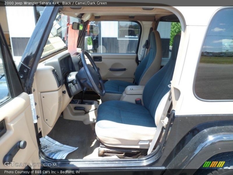 Black / Camel/Dark Green 2000 Jeep Wrangler Sahara 4x4