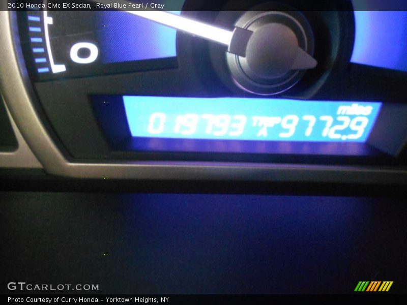 Royal Blue Pearl / Gray 2010 Honda Civic EX Sedan