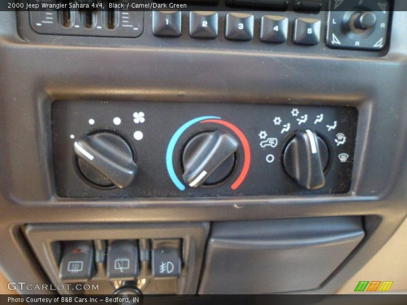 Black / Camel/Dark Green 2000 Jeep Wrangler Sahara 4x4