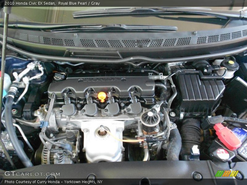 Royal Blue Pearl / Gray 2010 Honda Civic EX Sedan
