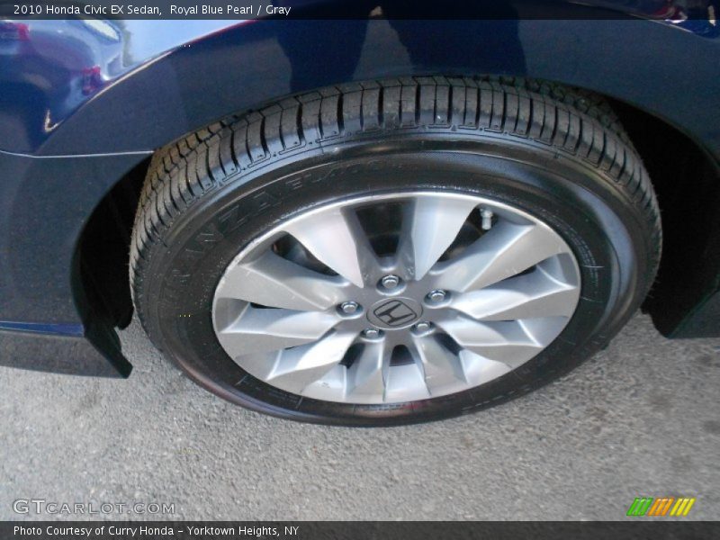 Royal Blue Pearl / Gray 2010 Honda Civic EX Sedan