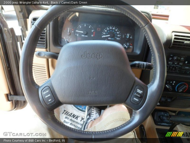 Black / Camel/Dark Green 2000 Jeep Wrangler Sahara 4x4
