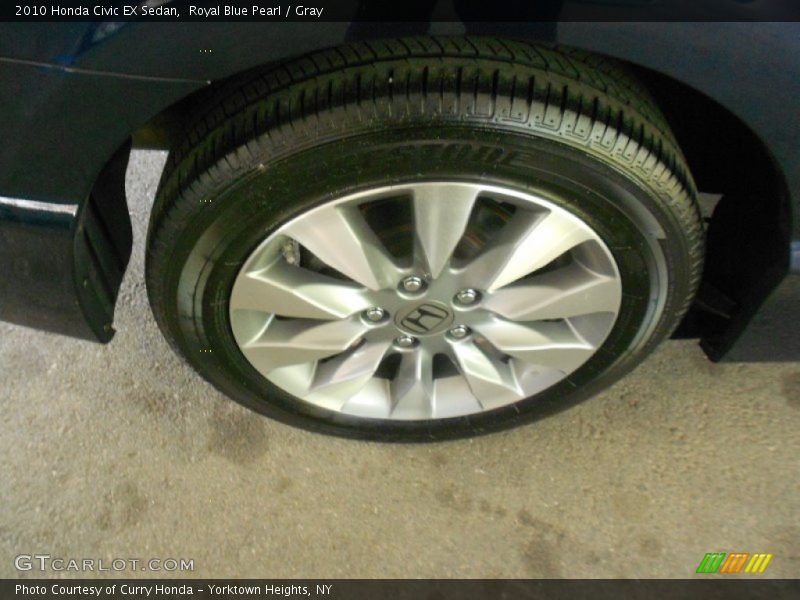 Royal Blue Pearl / Gray 2010 Honda Civic EX Sedan