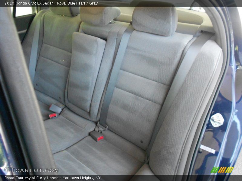 Royal Blue Pearl / Gray 2010 Honda Civic EX Sedan