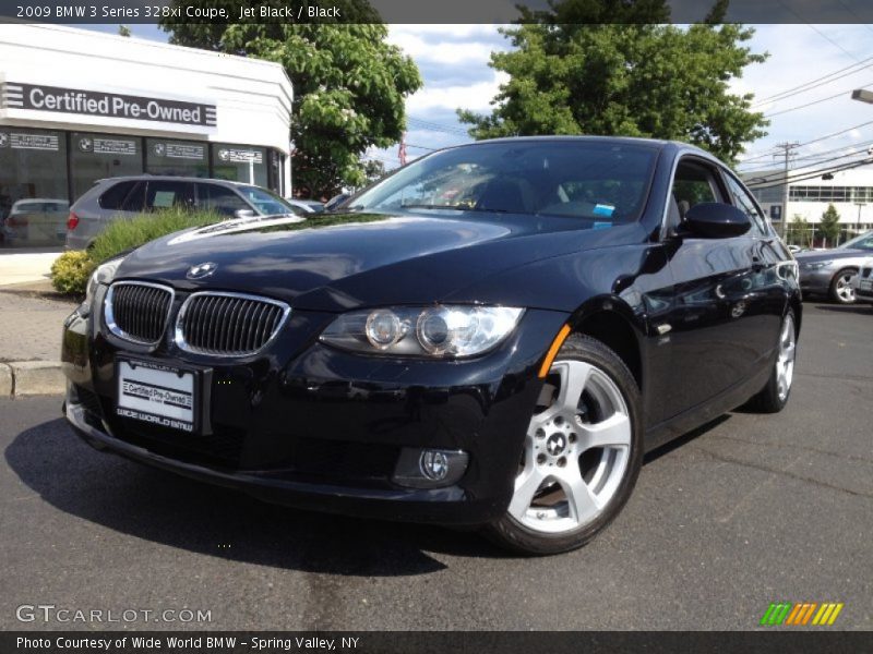 Jet Black / Black 2009 BMW 3 Series 328xi Coupe