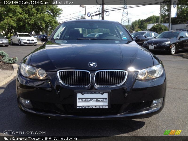 Jet Black / Black 2009 BMW 3 Series 328xi Coupe