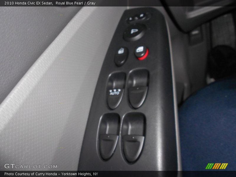 Royal Blue Pearl / Gray 2010 Honda Civic EX Sedan