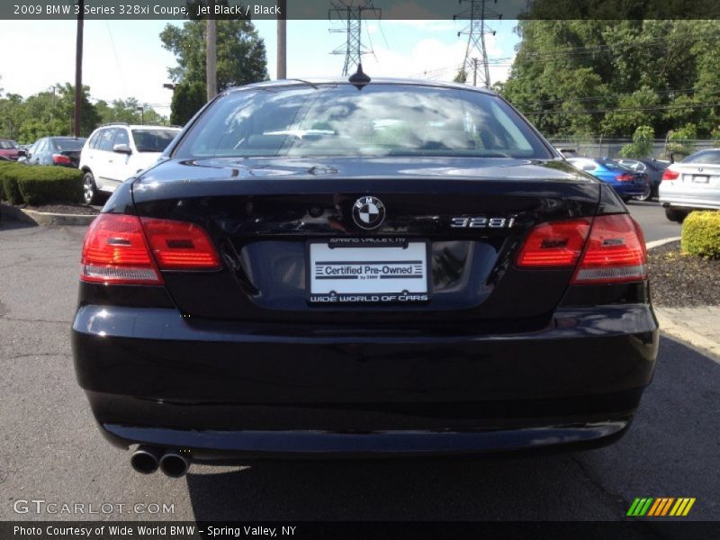Jet Black / Black 2009 BMW 3 Series 328xi Coupe