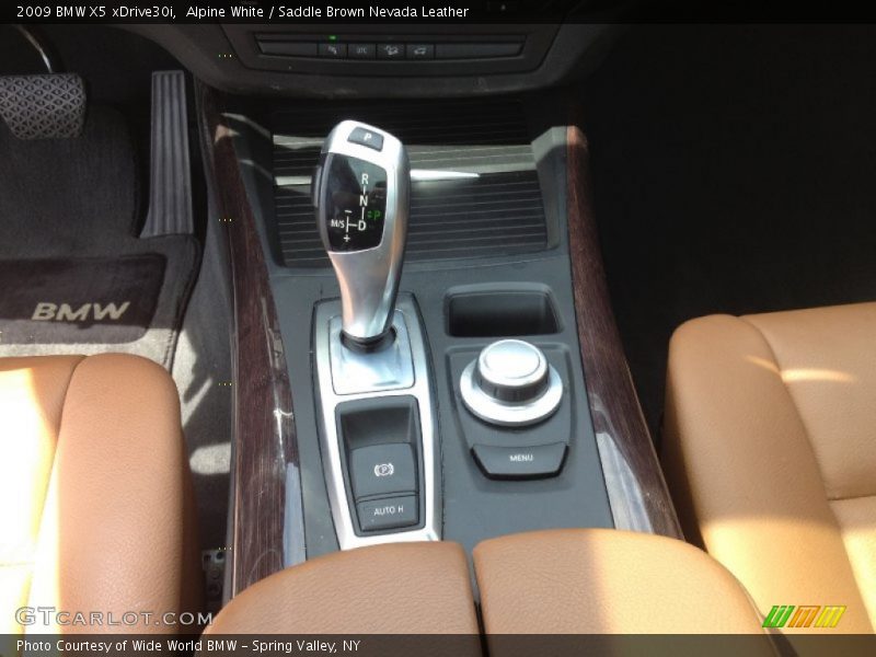 Alpine White / Saddle Brown Nevada Leather 2009 BMW X5 xDrive30i