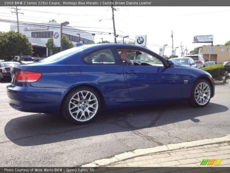 Montego Blue Metallic / Saddle Brown Dakota Leather 2009 BMW 3 Series 328xi Coupe