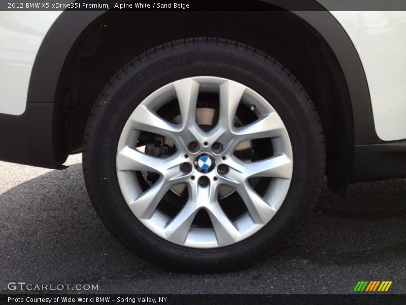 Alpine White / Sand Beige 2012 BMW X5 xDrive35i Premium