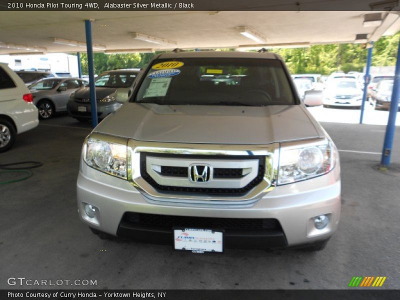 Alabaster Silver Metallic / Black 2010 Honda Pilot Touring 4WD