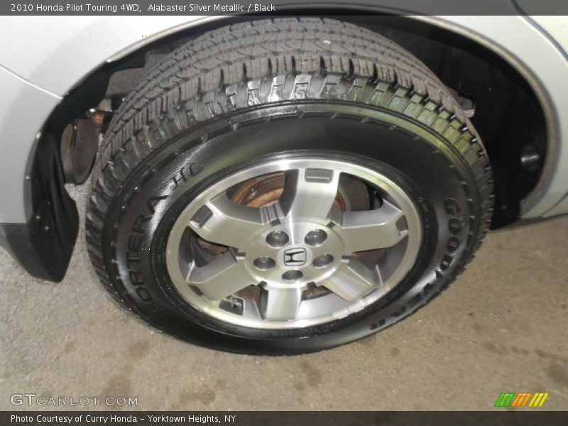 Alabaster Silver Metallic / Black 2010 Honda Pilot Touring 4WD