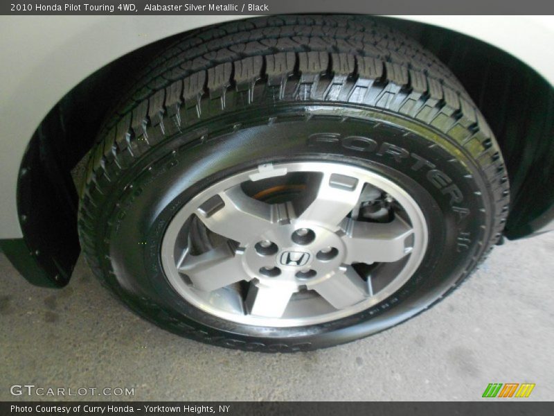 Alabaster Silver Metallic / Black 2010 Honda Pilot Touring 4WD
