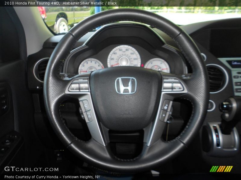 Alabaster Silver Metallic / Black 2010 Honda Pilot Touring 4WD