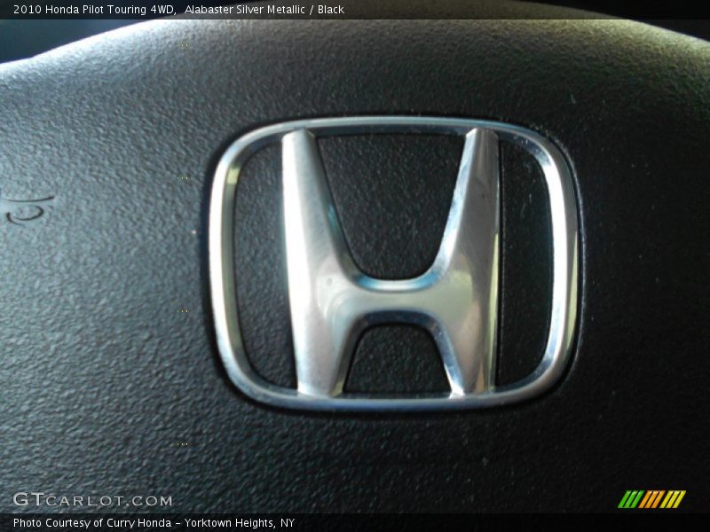 Alabaster Silver Metallic / Black 2010 Honda Pilot Touring 4WD
