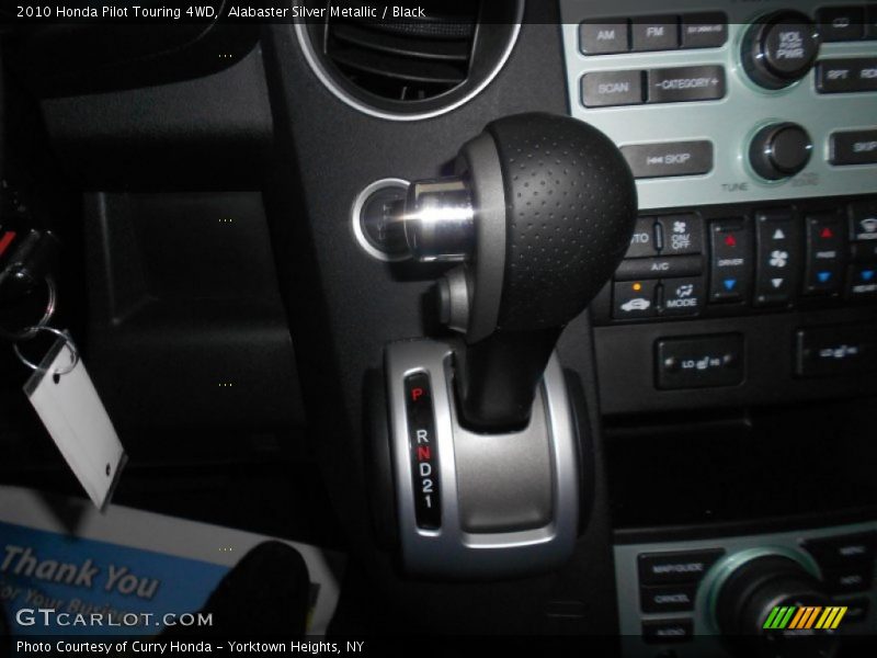 Alabaster Silver Metallic / Black 2010 Honda Pilot Touring 4WD