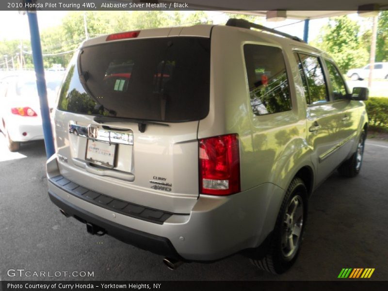 Alabaster Silver Metallic / Black 2010 Honda Pilot Touring 4WD