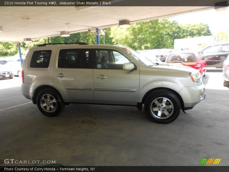 Alabaster Silver Metallic / Black 2010 Honda Pilot Touring 4WD