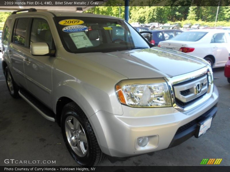 Billet Silver Metallic / Gray 2009 Honda Pilot EX-L 4WD