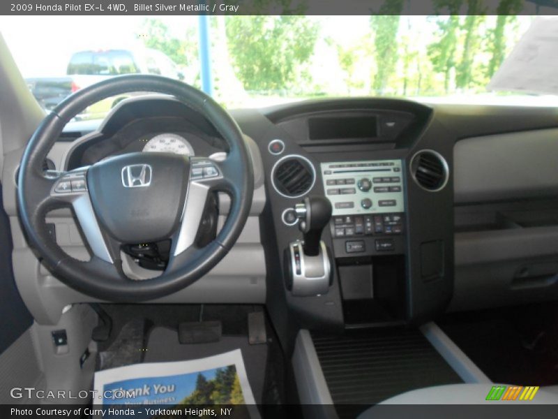 Billet Silver Metallic / Gray 2009 Honda Pilot EX-L 4WD