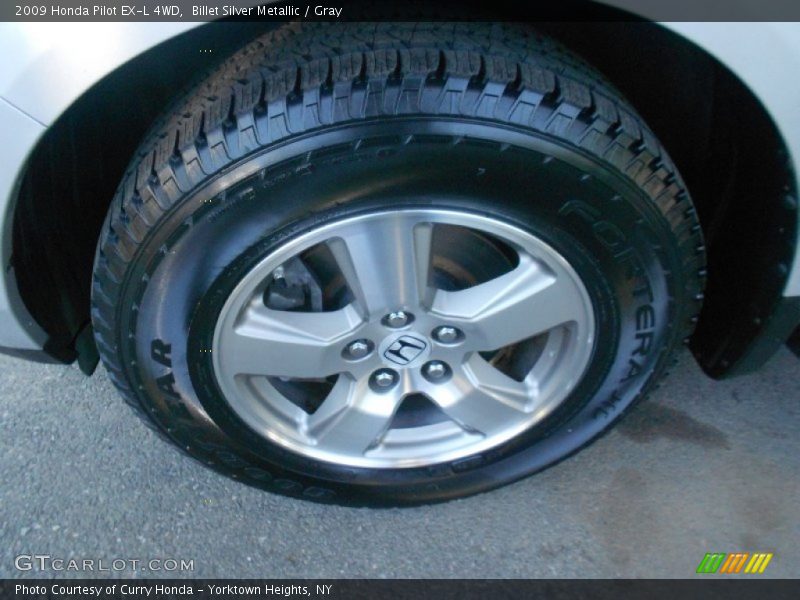 Billet Silver Metallic / Gray 2009 Honda Pilot EX-L 4WD