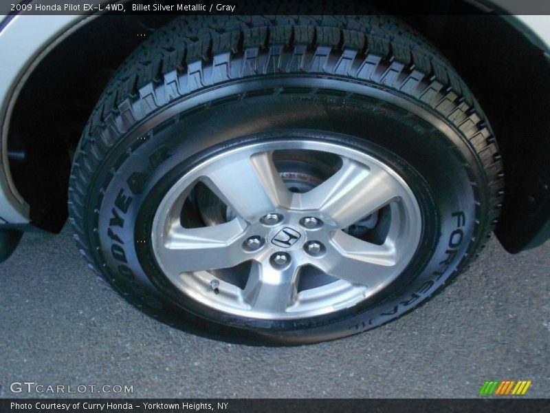 Billet Silver Metallic / Gray 2009 Honda Pilot EX-L 4WD