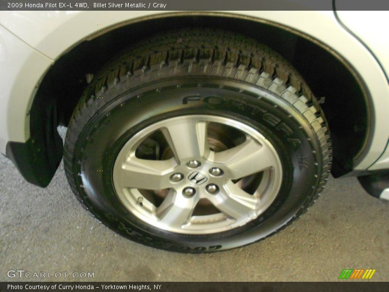 Billet Silver Metallic / Gray 2009 Honda Pilot EX-L 4WD