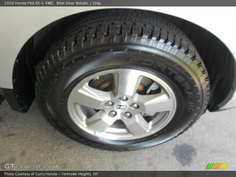 Billet Silver Metallic / Gray 2009 Honda Pilot EX-L 4WD