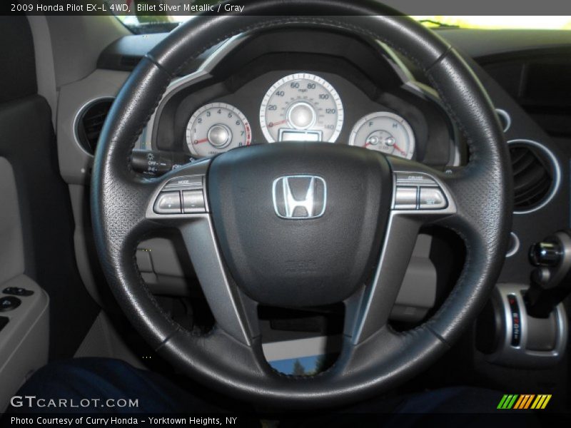 Billet Silver Metallic / Gray 2009 Honda Pilot EX-L 4WD