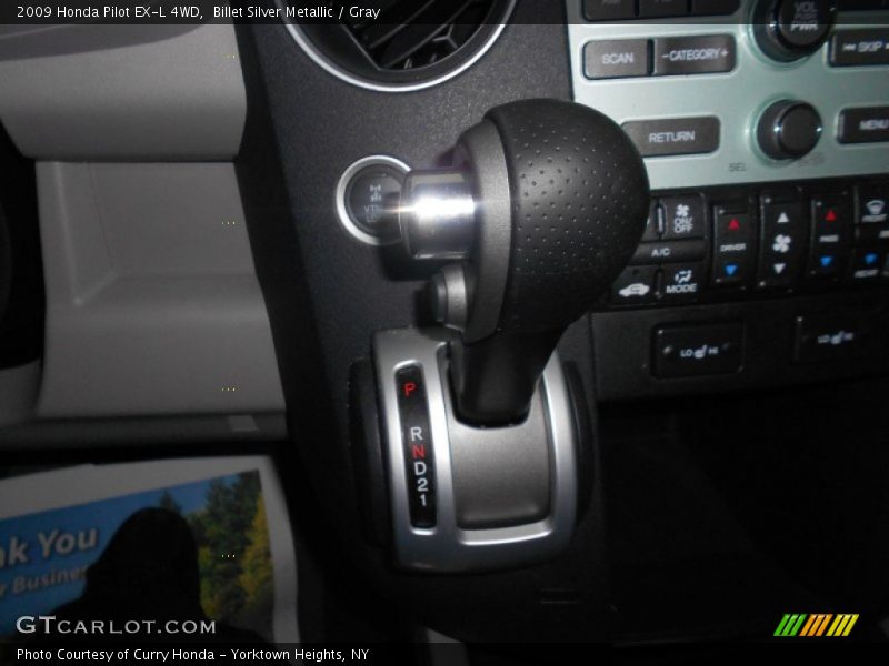 Billet Silver Metallic / Gray 2009 Honda Pilot EX-L 4WD