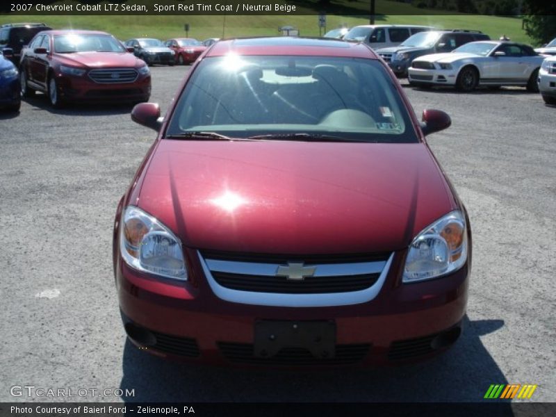 Sport Red Tint Coat / Neutral Beige 2007 Chevrolet Cobalt LTZ Sedan