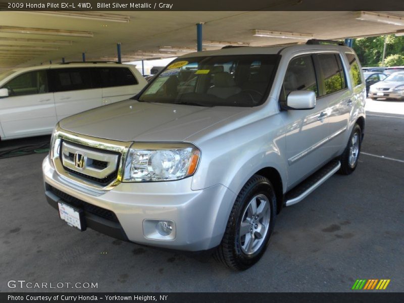 Billet Silver Metallic / Gray 2009 Honda Pilot EX-L 4WD