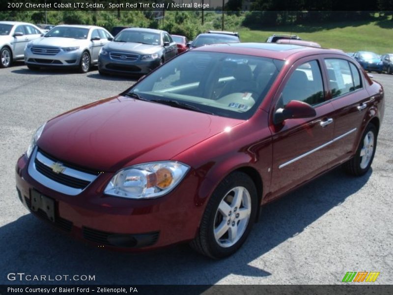 Sport Red Tint Coat / Neutral Beige 2007 Chevrolet Cobalt LTZ Sedan